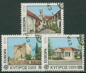 Zypern 1978 Europa CEPT Baudenkmäler 484/86 gestempelt - Bild 1 von 1