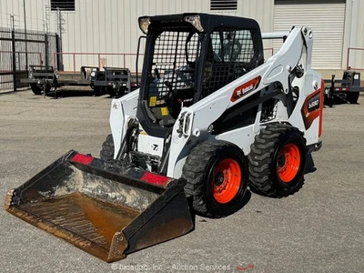 2023 Bobcat S590 Skid Steer Wheel Loader Aux Hydraulics Bucket Tractor bidadoo - Image 1 of 4