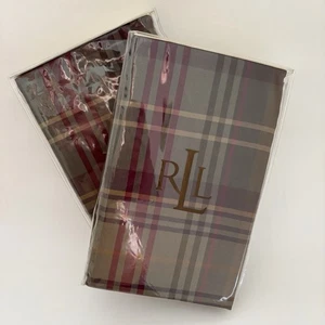 2 Ralph Lauren Edgefield Schottenkaro Euro Schein Kissenbezug 26x26 Quadrat Baumwolle - Bild 1 von 7
