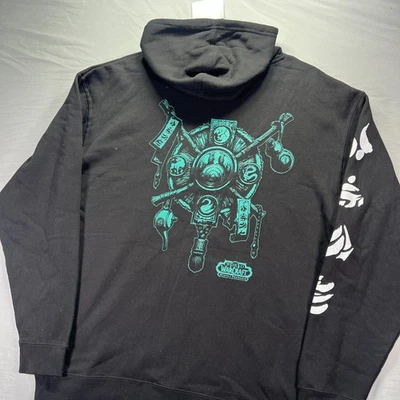 Sudadera con capucha Blizzard World of Warcraft para hombre XL negra Mists of Pandaria Foto 1 de 4