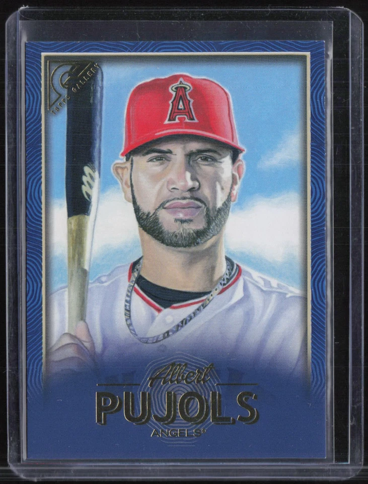 2018 Topps Gallery Blue #119 Albert Pujols /50 - Image 1 of 2