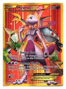 Mewtwo EX (164 Secret Full Art) Secret Rare 164/162 - Picture 1 of 2