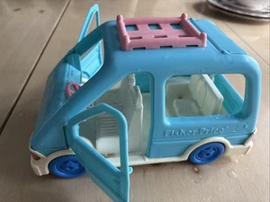 Fisher Price Dream Dollhouse Van Vehículo Azul Rosa 1993 - Imagen 1 de 6