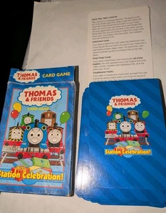 2004 THOMAS THE TRAIN AND FRIENDS STATION CELEBRATION CARD GAME 52 JUMBO CARDS - Picture 1 of 3