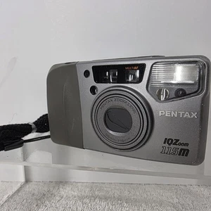 Pentax IQZoom 115M 35mm Point & Shoot Film Camera with Strap  - Picture 1 of 22