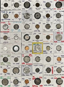 ESTATE LOT LARGE US Coin Collection 1800s,V Nickels,Silver,Mercurys,Indian Heads - Picture 1 of 9