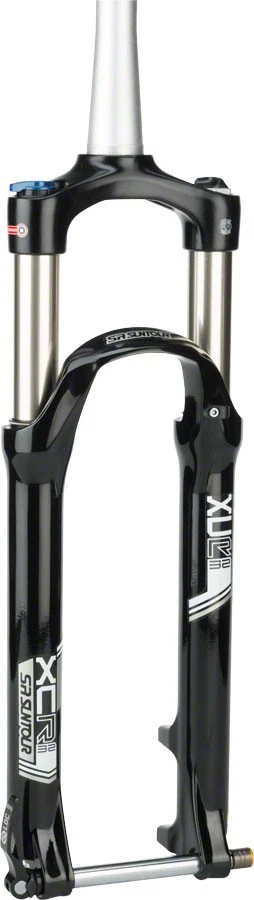 SR Suntour XCR Air Lo-r 27.5" Fork 15mm TA 100mm Tapered Disc Black