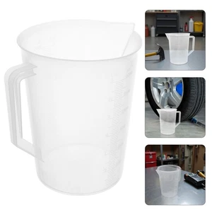 Juego de 2 vasos medidores de aceite contenedor grande de viaje coche de medición automotriz - Imagen 1 de 12