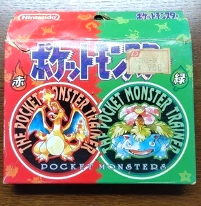 Nintendo 1996 Pokemon Playing Cards Deck Poker Red Green set Charizard Venusaur - Picture 1 of 9