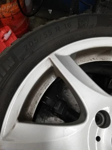 Audi A3 8P Komplettsatz Winterräder 205/55 R16 auf ENZO Alufelgen - Bild 1 von 6