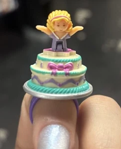 Anillo Flor Sorpresa Pastel Súper Raro Vintage Bluebird Polly Pocket 1993 - Imagen 1 de 15