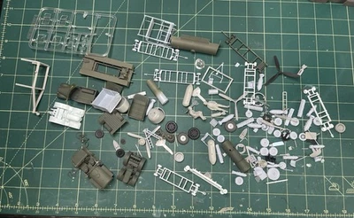 Airfix 1/72 RAF Bomber Re-supply Set WWII Ground Loose Lit Of Parts Plus More!!! - Image 1 of 4