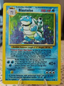 Pokemon Blastoise Holo 2/102 LP - Picture 1 of 2