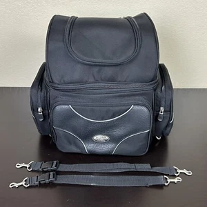 River Road Motorcycle Bag Sissy Bar Textile Bag Black Bag #10-9055 - Picture 1 of 13