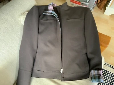 Chaqueta de Lujo Les Copains TREND - Lana 60% Talla 44 Hecha en Italia - Chocolate/Forrada Foto 1 de 4