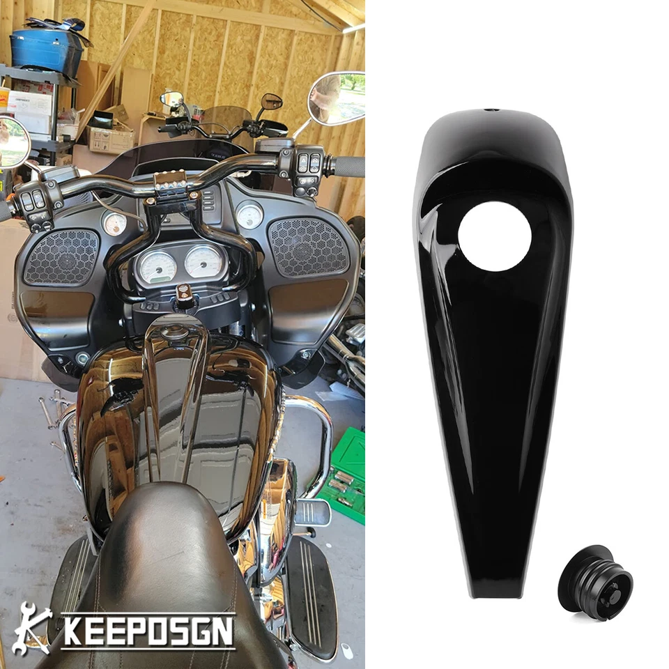 Consola de combustible para tablero + cubierta de tapa de tanque de gas para Harley Electra Road Glide Touring 2008+ Foto 1 de 4
