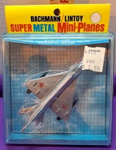 Bachmann/Lintoy Mikoyan Mig 21-PF Super Metal Mini-Plane 1:125 Scale Damaged Pkg - Picture 1 of 18