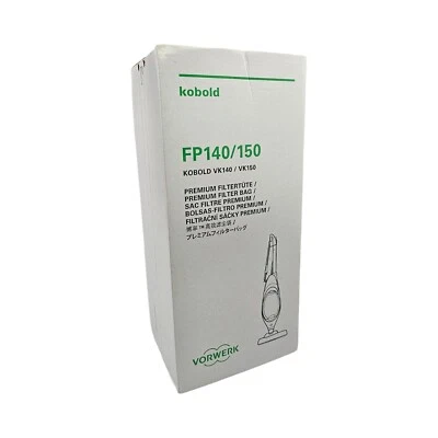 Vorwerk Kobold VK140, VK150 Premium Filter Vacuum Bags, Genuine FP140/150 - image 1 of 4