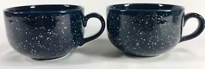 Otagiri Tazas Tazas Gres Cerámica Grande Gran Tamaño Moteado Juego 2 Japón Usado en Excelente Condición - Imagen 1 de 4