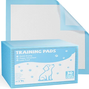 Ultra Absorbent Disposable Dog Training Pee Pads, Leak-Proof Puppy Bulk Pad - Picture 1 of 29