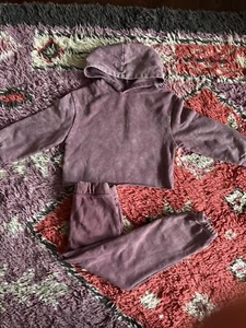Youth girls Crop Sweatsuit - Picture 1 of 4