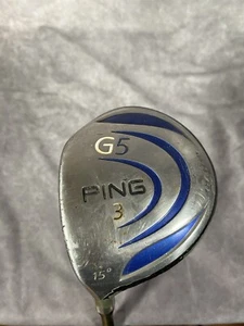 Ping G5 3 Fairway Wood 455ss Face 15* RH Stiff Graphite 43.5" - Picture 1 of 5