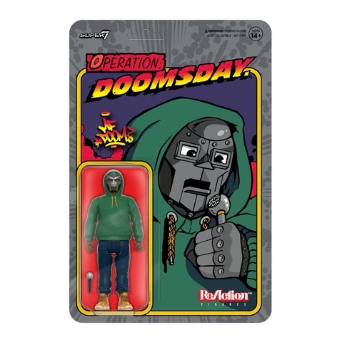 MF DOOM X SUPER7 OPERATION: DOOMSDAY REACTION FIGURE Wave 1 Hip Hop Cover