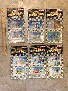 Set 6 adesivi NASCAR Racing Champions 1991 ologramma racing superstars NOS - Foto 1 di 12