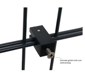Halter für Doppelstabmatte 656, Zaunelement,  Hühnerstall, Garten, Bierhalter - Bild 1 von 9