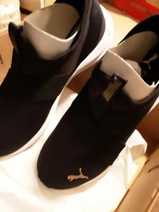 Puma Damen Prowl Slip On Sneaker, schwarz weiß - Bild 1 von 6