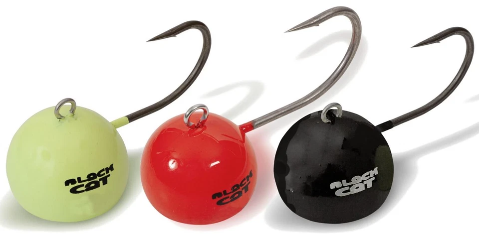 Black Cat Fire-Ball - Bleiköpfe zum Wallerangeln, Vertikalangeln auf Wels - Bild 1 von 1