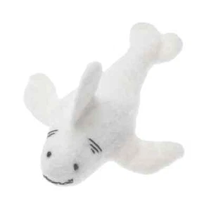 Finger Puppet Great White Shark 100% Wool Felt Toy Sea Life Handmade Fair Trade - Picture 1 of 2
