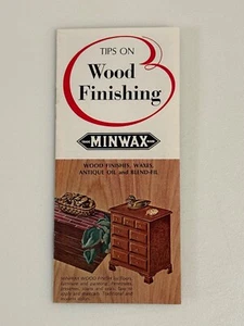 Minwax Product Brochure Vintage 1969 Furniture Refinishing Paneling Trim Floors - Picture 1 of 3