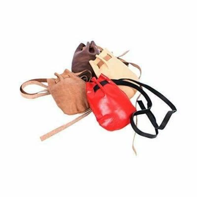 Bolsa de cinturón medieval bolsa con cordón para tarjetas dados monedas almacenamiento de joyas juegos con disfraces Foto 1 de 4