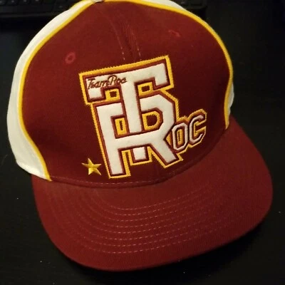 Sombrero ajustado vintage Rocawear TeamRoc talla 7 5/8 rojo nuevo con etiquetas  Foto 1 de 2