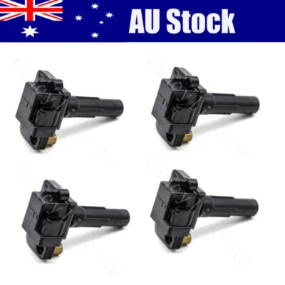 4Pcs Ignition Coil 22433-AA421 For SUBARU FORESTER SF EJ205 IMPREZA SALOON EJ205 - Image 1 of 4