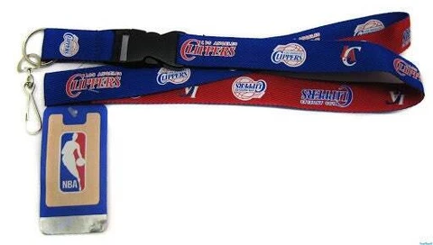 Los Angeles Clippers Two Tone Lanyard Keychains Cover