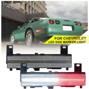 Luces de señal laterales LED marcador lateral rojo rojo trasero para Chevrolet Corvette C4 1988-1996 - Imagen 1 de 9