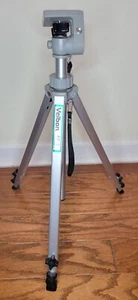 VELBON KE-3 Photographer Aluminum Tripod Hand Crank & 3-Way Pan / Tilt - Picture 1 of 8