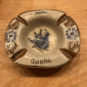 Cenicero para pájaros, cerámica de recuerdo Querétaro México estudio de cerámica 4,25""x5,25"" Tonala - Imagen 1 de 7