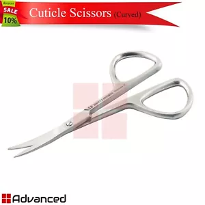 Small Cuticle Toenail Scissors Curved Trimmer Nail Art Shears Manicure Tools - Picture 1 of 1