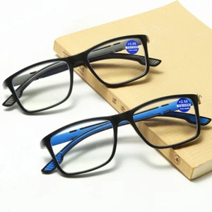 TOP! 2X Herren Lesebrillen moderne Brille Kunststoff Rahmen 1,0 -4,0 schwarze DE - Bild 1 von 28