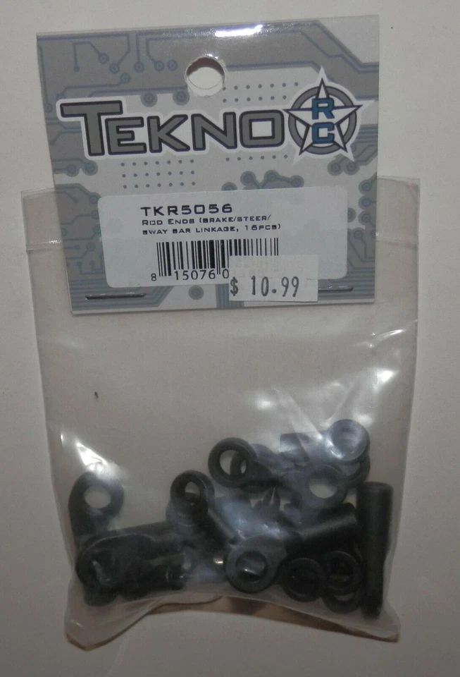 Tekno RC Rod Ends (Brake/Steer/Sway Bar Linkage (16pcs) #TKR5056 NIP - Image 1 of 1