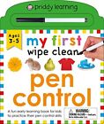My First Wipe Clean: Pen Control: A Fun Early Learning Book For Kids To Prac...