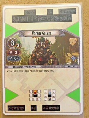 1x Verzar Golem EOJ SET2 #150 PS3 Eye Of Judgment English NM/Unplay rare R card - Image 1 of 2