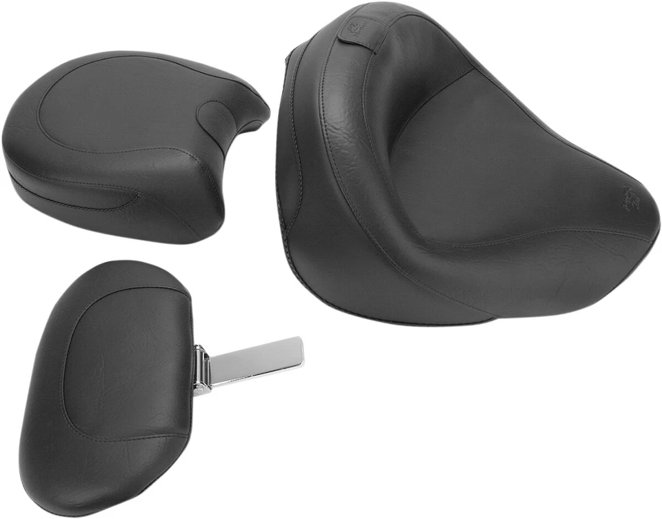 03-08 para Kawasaki VN 1600 A Vulcan asiento ancho vintage respaldo conductor VN1600 793 Foto 1 de 1