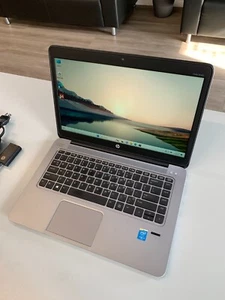 HP EliteBook Folio 1040 G2: 14" / i5-5300U / 8Gb / SSD 128Gb / Win 11 - Picture 1 of 9