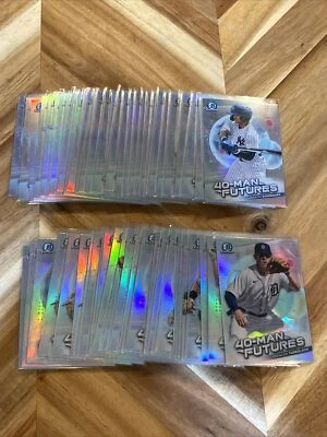 2021 Bowman Chrome Baseball 40-Man Futures PICK YOUR CARD BUILD YOUR SET - Image 1 of 2