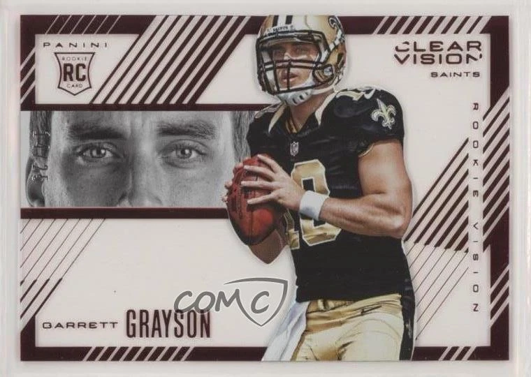 2015 Panini Clear Vision Rookie Vision Red /25 Garrett Grayson #RV-13 RC - Image 1 of 2