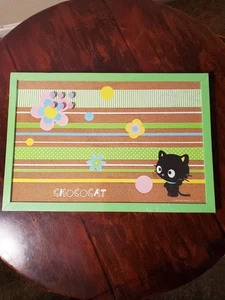 Vintage Sanrio Hello Kitty CHOCOCAT Kork Tafel Kalender Memo Bulletin - Bild 1 von 8
